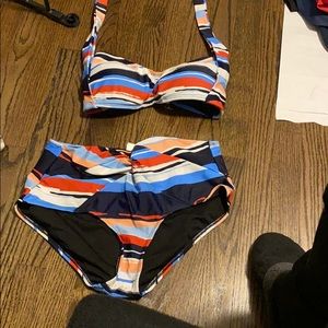Two piece bathing suit